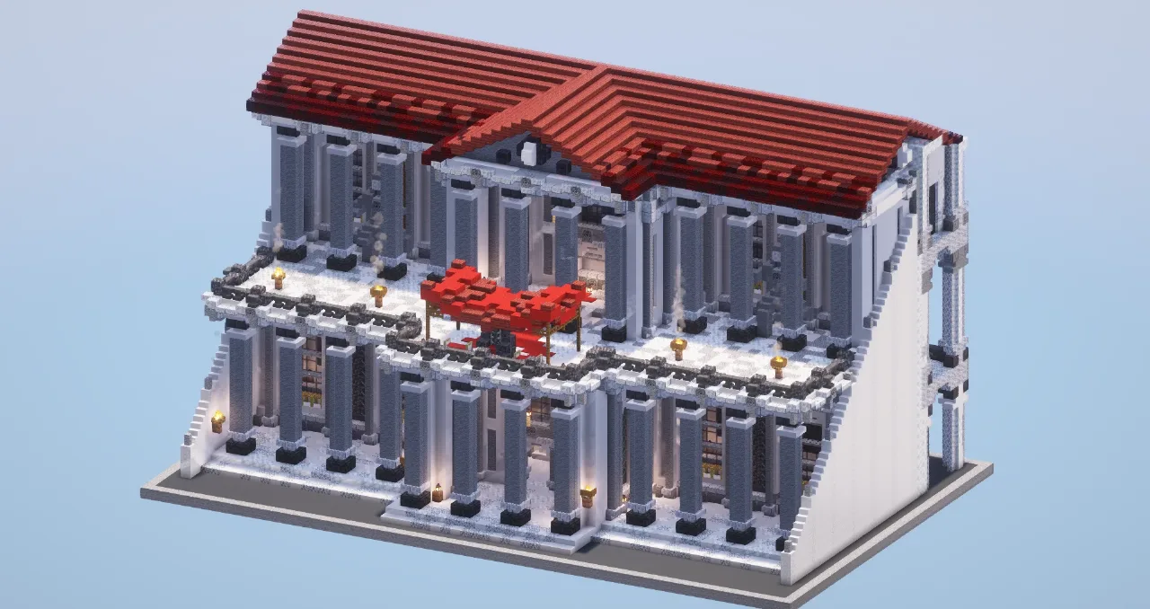Roman Imperator Palace — Minecraft Build by LeonisBuilds