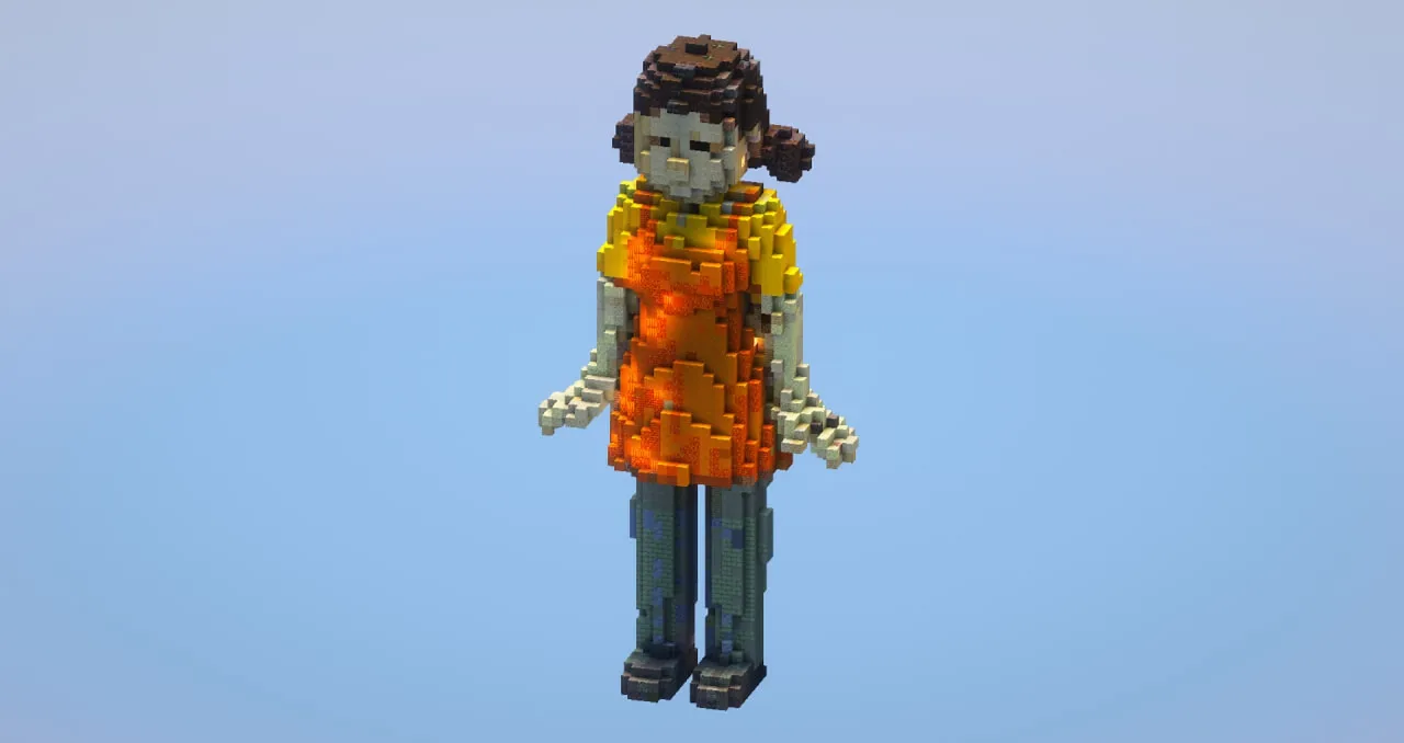 Small Squid Game Doll — Minecraft Build by LeonisBuilds