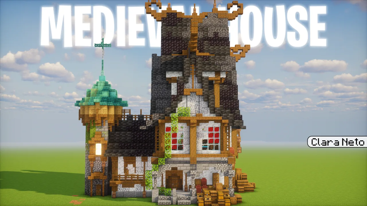 Medieval House — Minecraft Build by claraneto