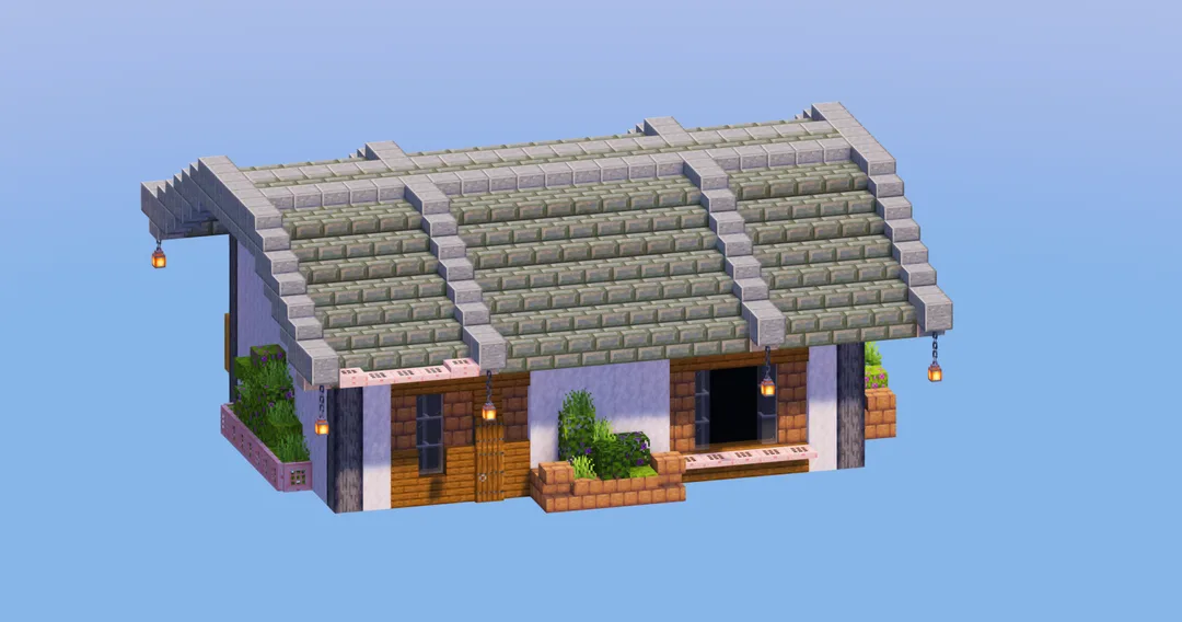 Tuff Japanese House 5 — Minecraft Build by LeonisBuilds