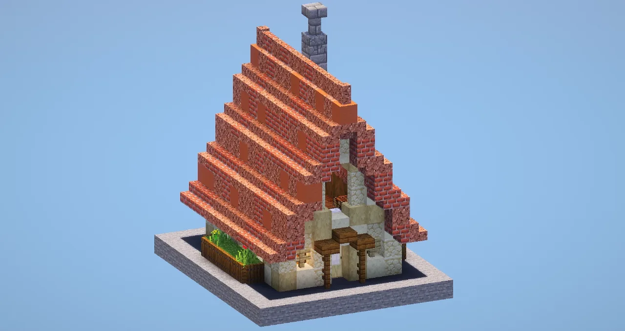 Big Roof House — Minecraft Build by LeonisBuilds