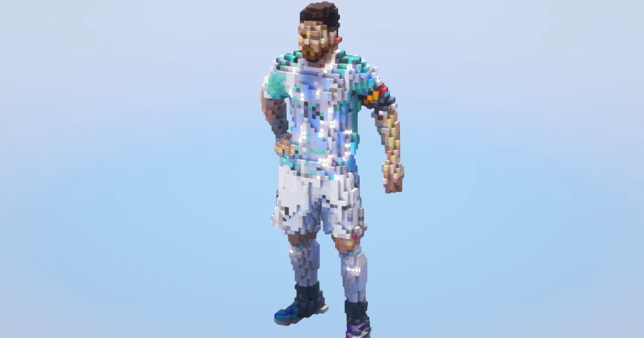 Messi‎ — Minecraft Build by LeonisBuilds