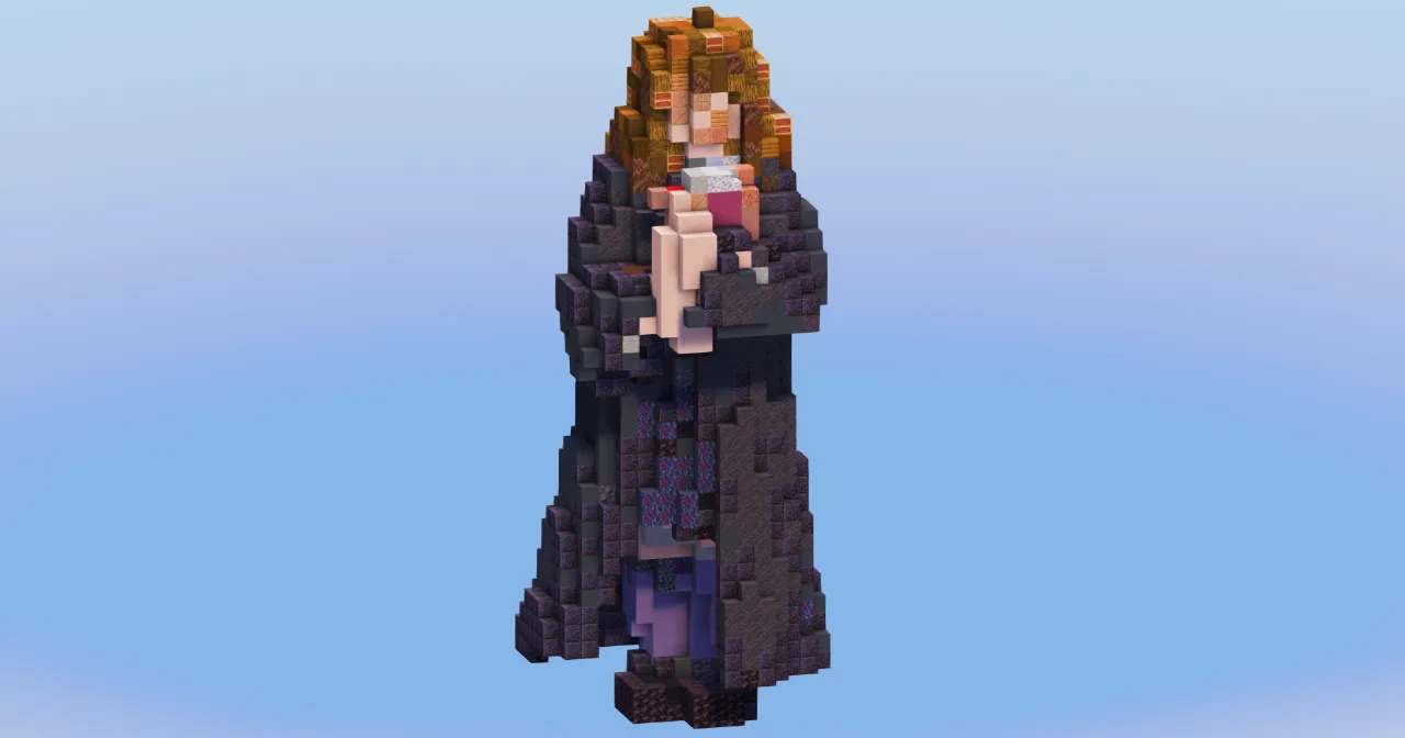Hermione from Harry Potter — Minecraft Build by LeonisBuilds