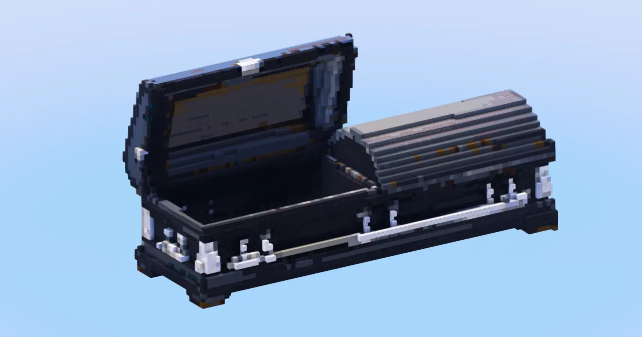 Coffin — Minecraft Build by LeonisBuilds