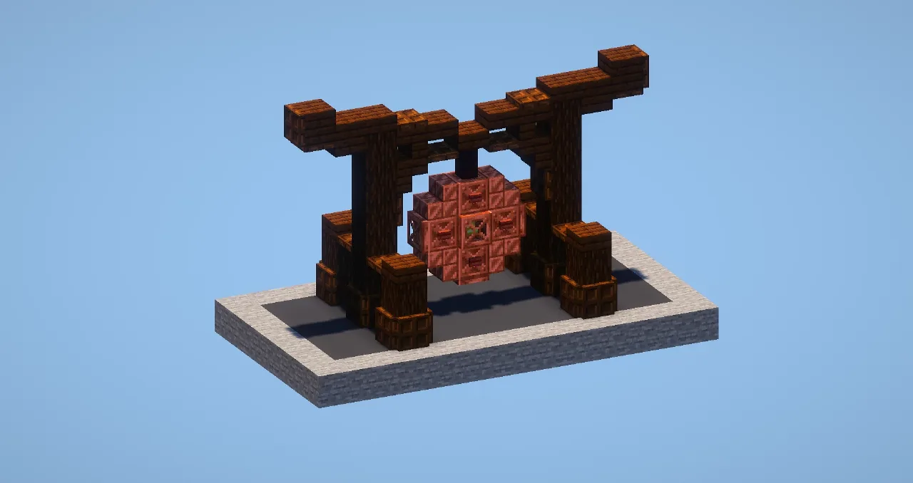 Gong — Minecraft Build by LeonisBuilds