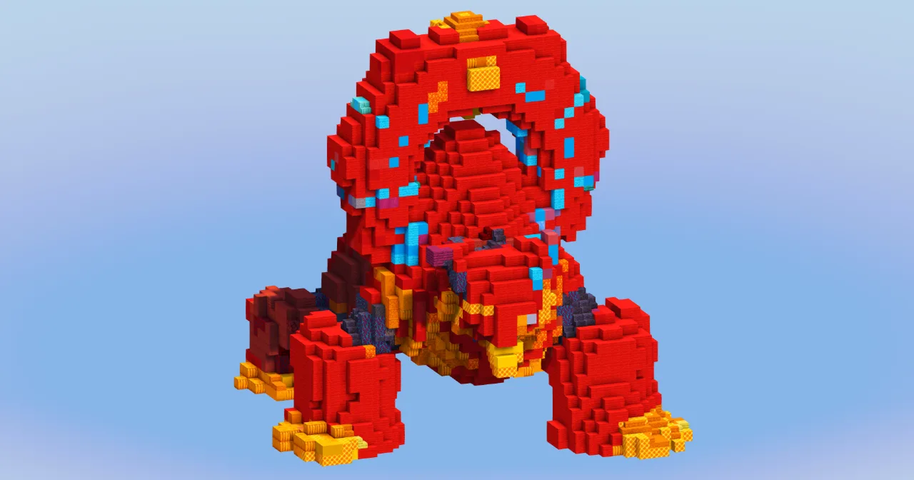 Volcanion from Pokemon — Minecraft Build by LeonisBuilds