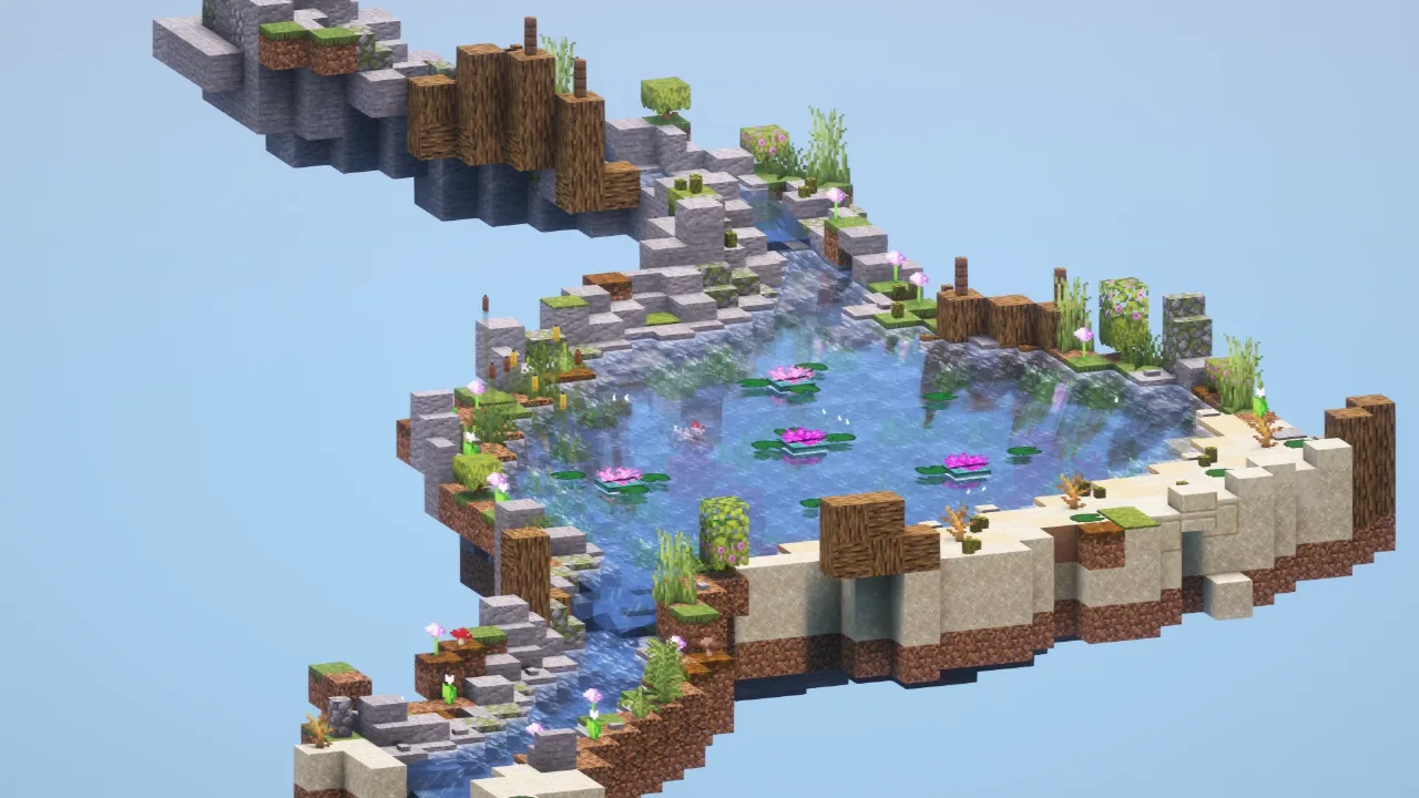 Custom Lake — Minecraft Build by LeonisBuilds