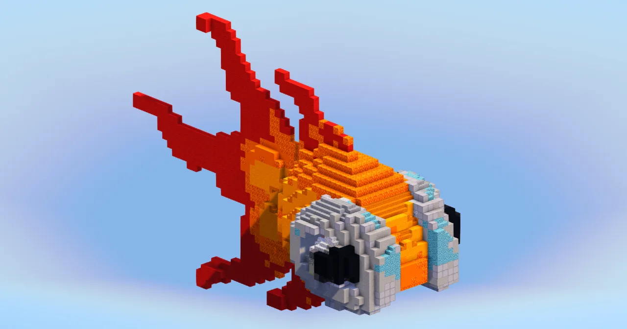 Chiyu from Pokemon — Minecraft Build by LeonisBuilds