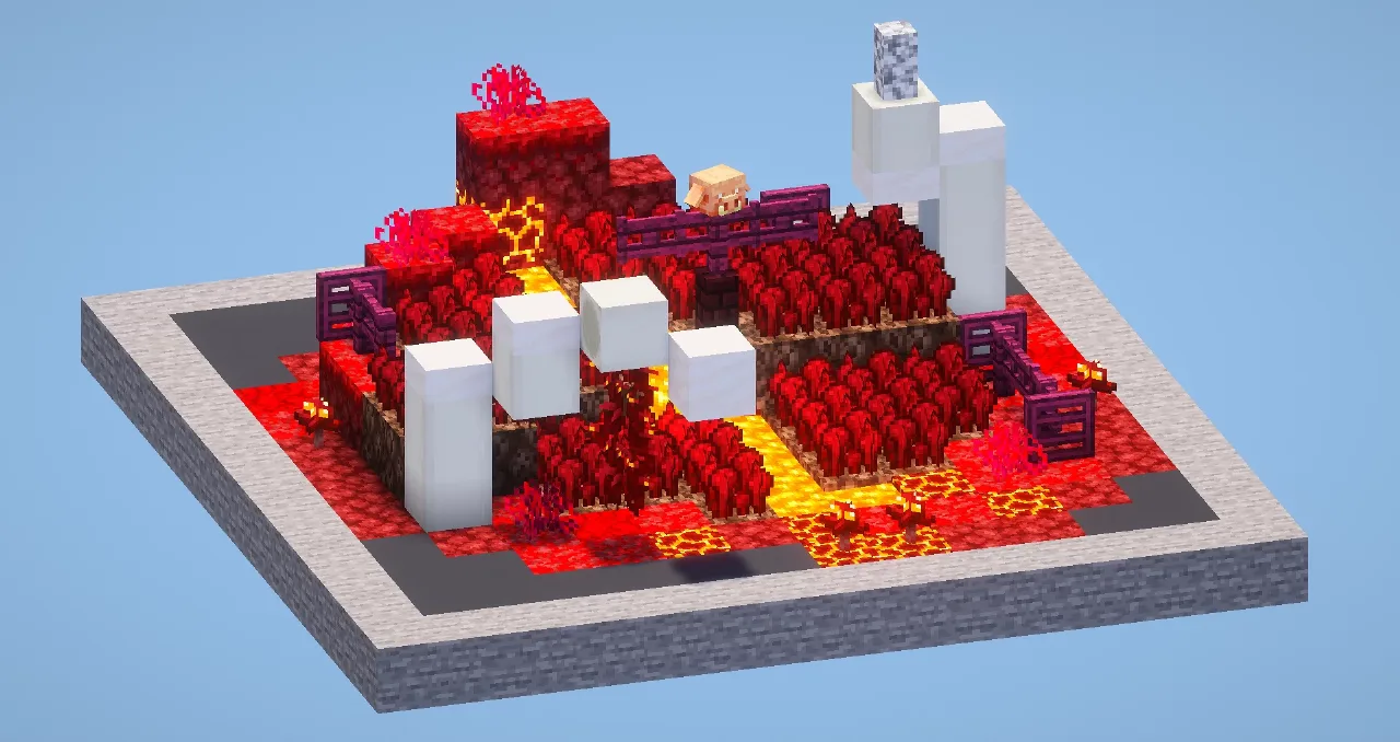 Nether Wart Farm — Minecraft Build by LeonisBuilds