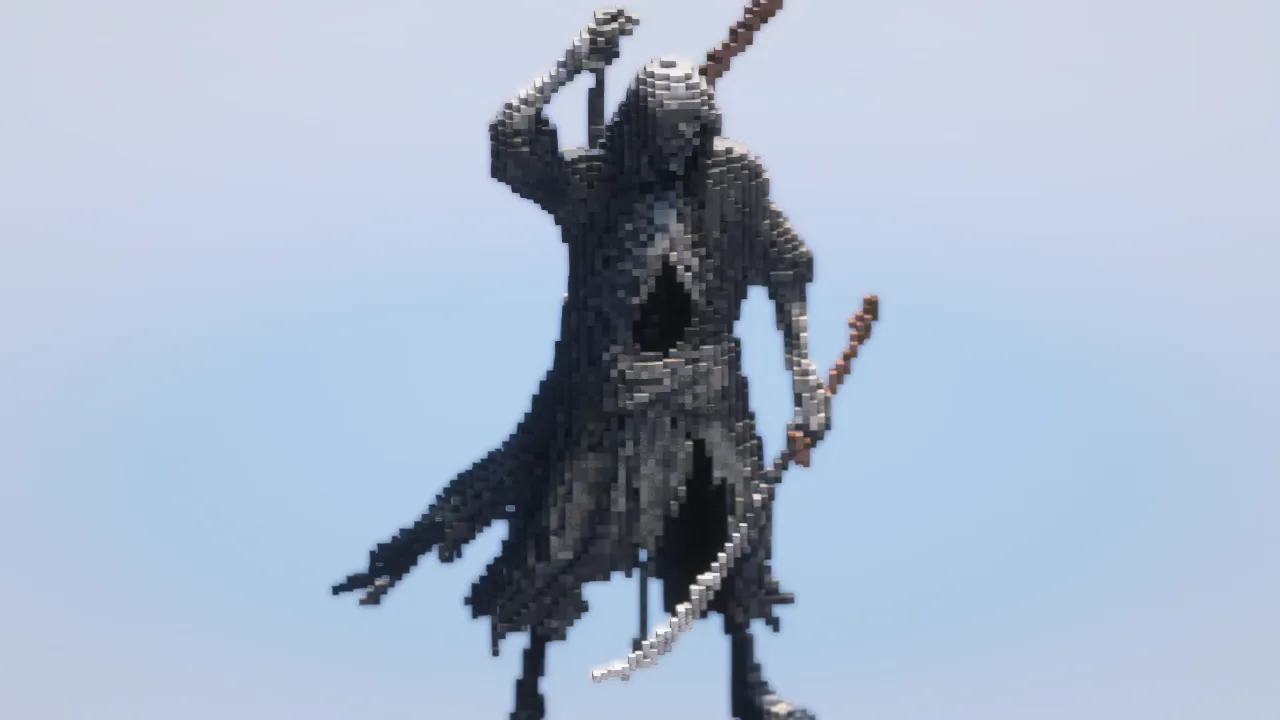 Skeleton Warrior — Minecraft Build by LeonisBuilds