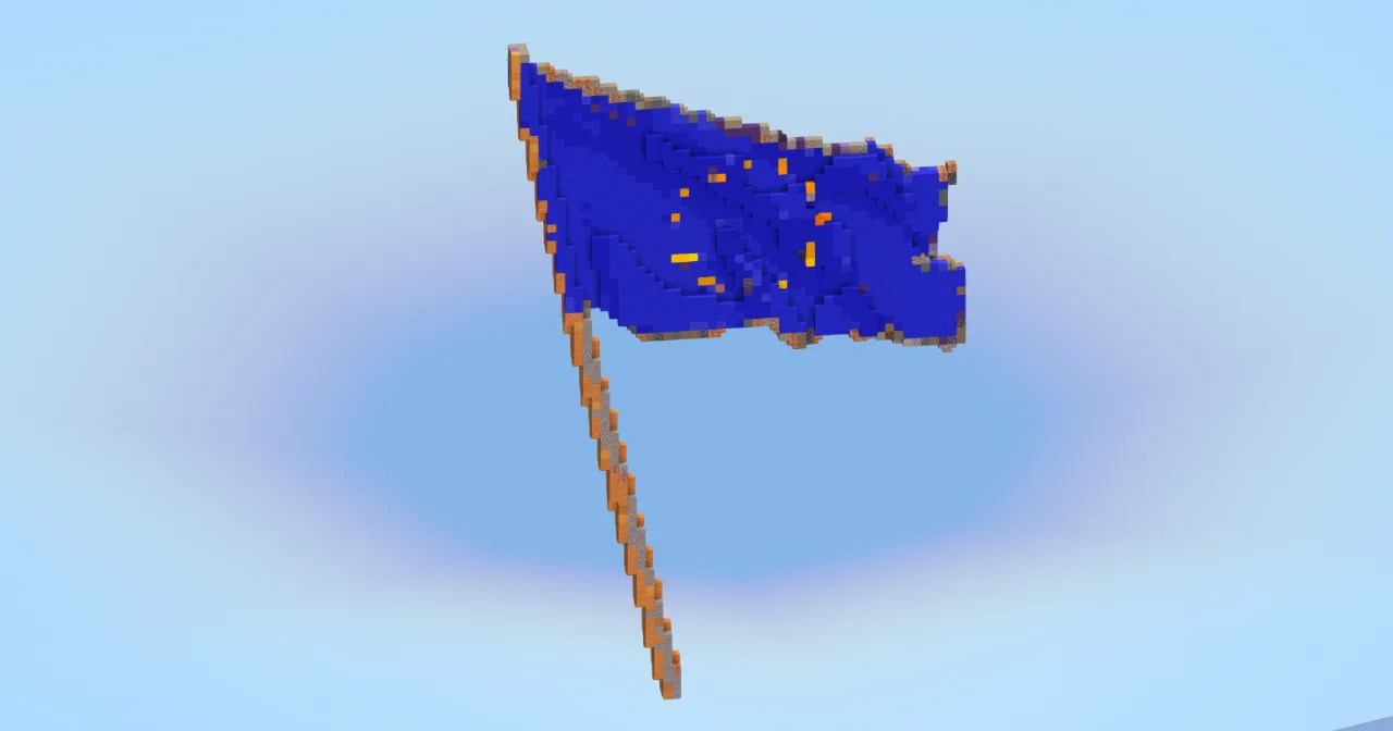 EU Flag — Minecraft Build by LeonisBuilds