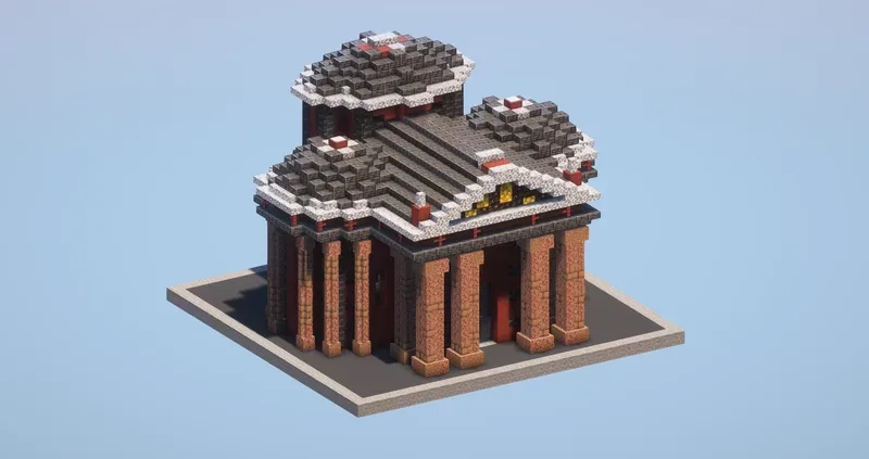 Roman Temple of Mars — Minecraft Build by LeonisBuilds