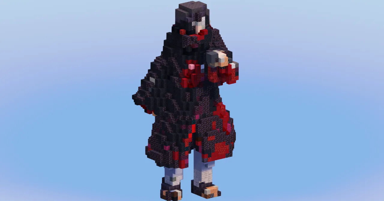 Itachi from Naruto — Minecraft Build by LeonisBuilds