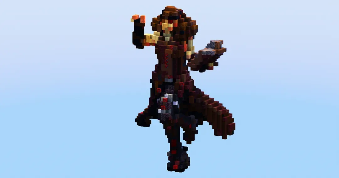 Wanda Maximoff from Marvel — Minecraft Build by LeonisBuilds