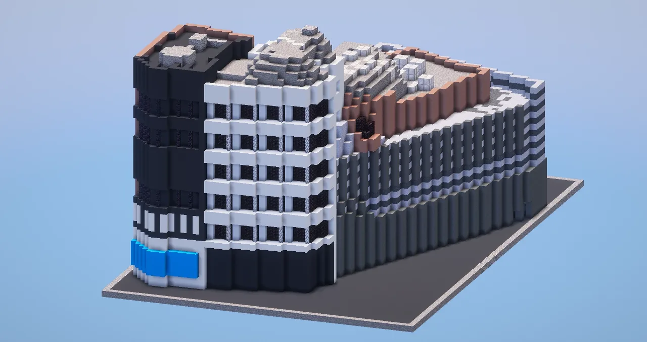 City Building — Minecraft Build by LeonisBuilds