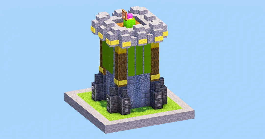 Clash of Clans Archer Tower Level 10 — Minecraft Build by LeonisBuilds
