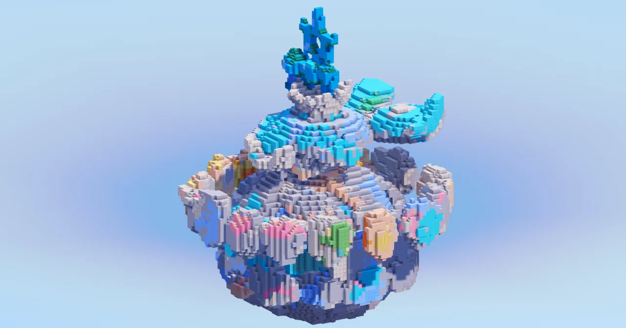 Terastal Terapagos — Minecraft Build by LeonisBuilds