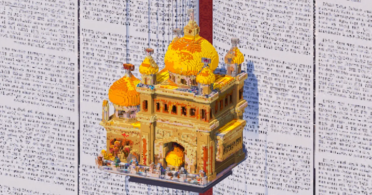 Indian Palace — Minecraft Build by TheBibleOfBuilding