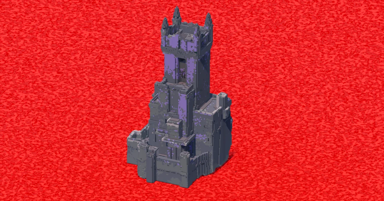 Gothic Tower Snow — Minecraft Build by ImpossibleBuilds