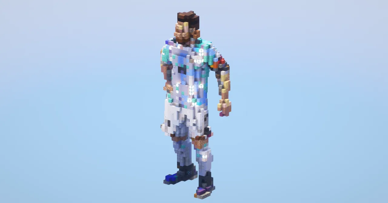 Messi small‎ — Minecraft Build by LeonisBuilds