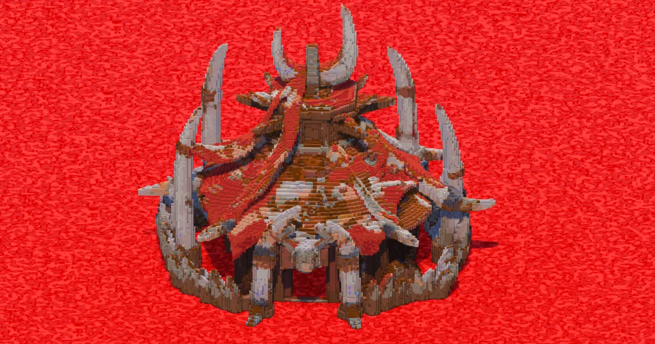Orc Tusk Hut — Minecraft Build by ImpossibleBuilds