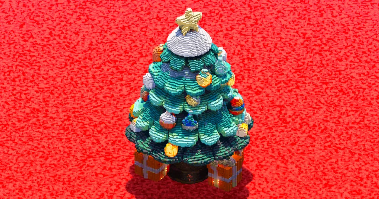 Christmas Tree — Minecraft Build by ImpossibleBuilds