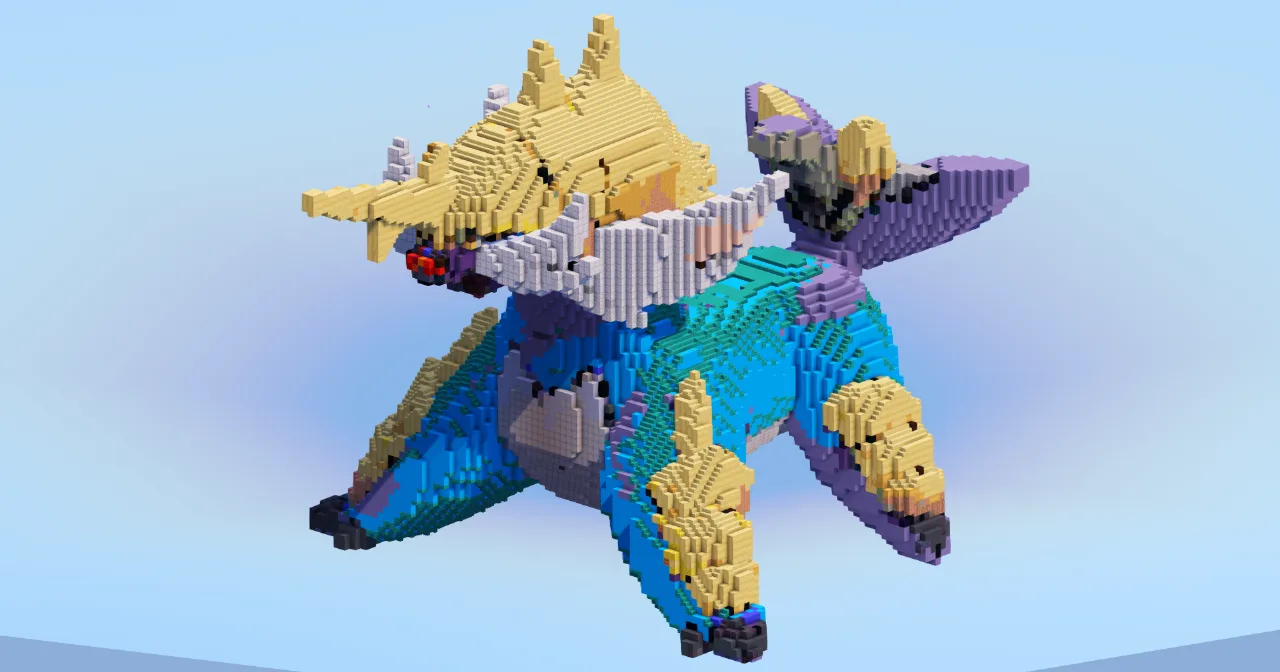Samurott — Minecraft Build by LeonisBuilds