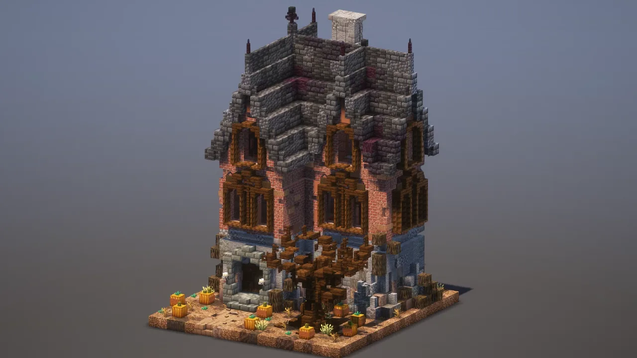 Halloween Mansion (Collab.) — Minecraft Build by MellowHat