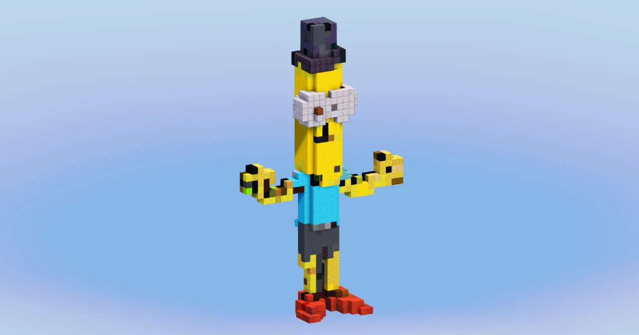 Mr Poopybutthole from Rick and Morty — Minecraft Build by LeonisBuilds