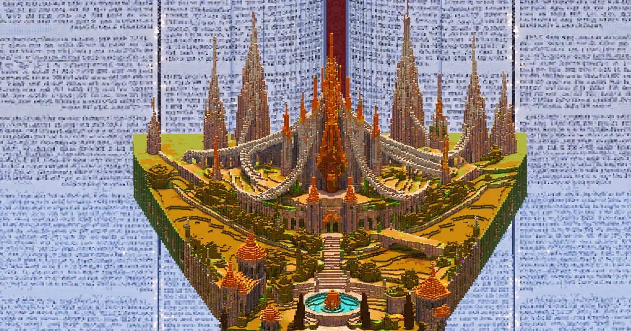 Fantasy City — Minecraft Build by TheBibleOfBuilding