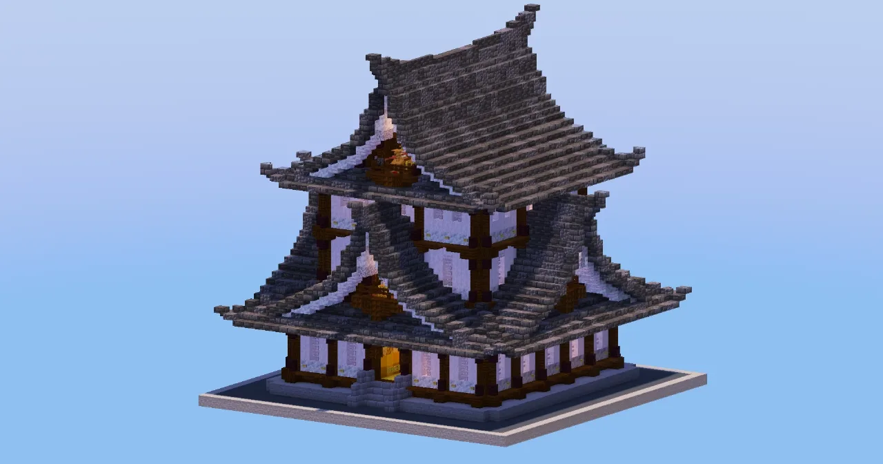 Japanese Temple — Minecraft Build by LeonisBuilds