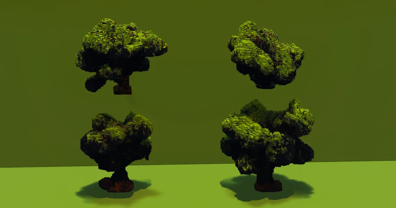 Oak Trees Pack — Minecraft Build by VerdantBuilds