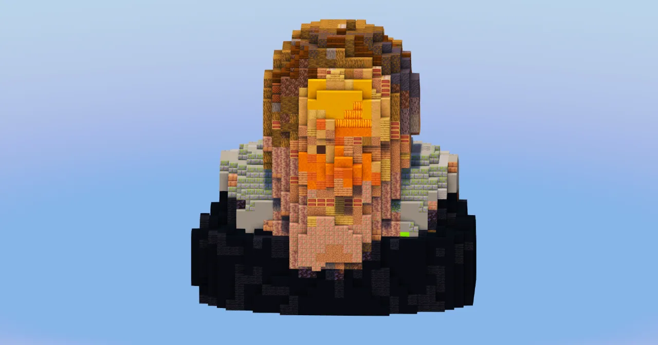 Galileo Galilei Bust — Minecraft Build by LeonisBuilds