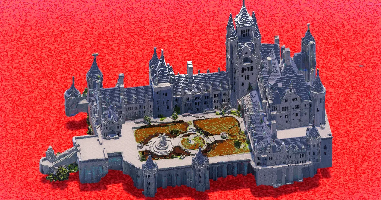 Giant Castle — Minecraft Build by ImpossibleBuilds