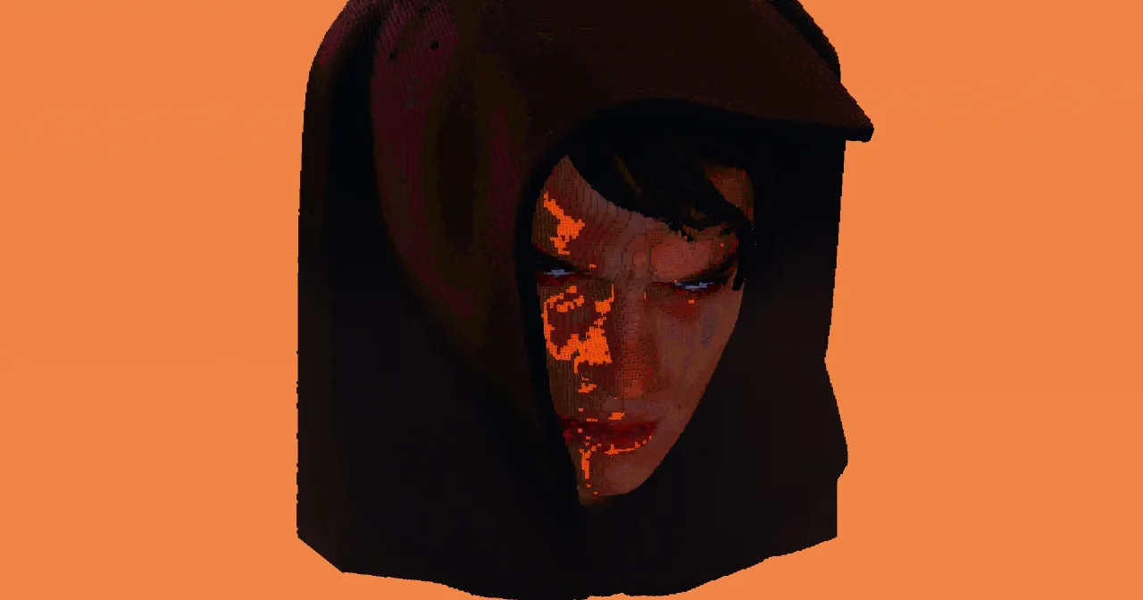 Hooded Anakin Skywalker — Minecraft Build by StarWarsCreations