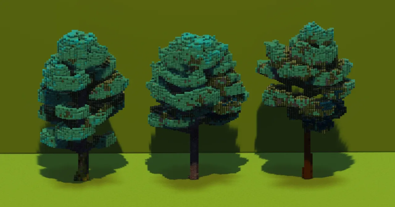 Trees Pack — Minecraft Build by VerdantBuilds