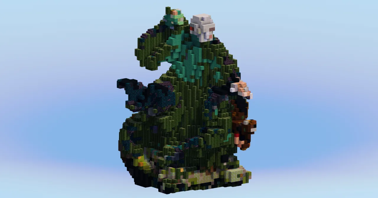 Voldemort from Harry Potter — Minecraft Build by LeonisBuilds