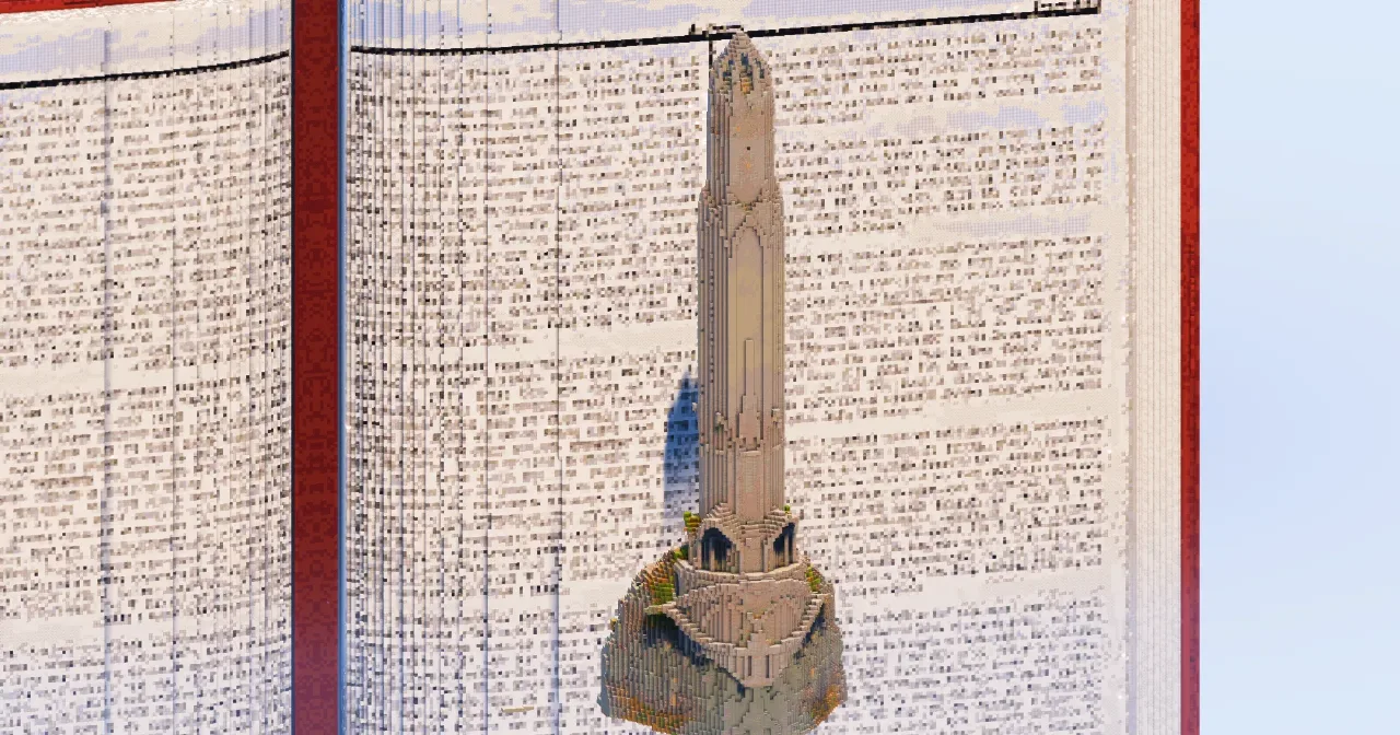 Quartz Tower — Minecraft Build by TheBibleOfBuilding