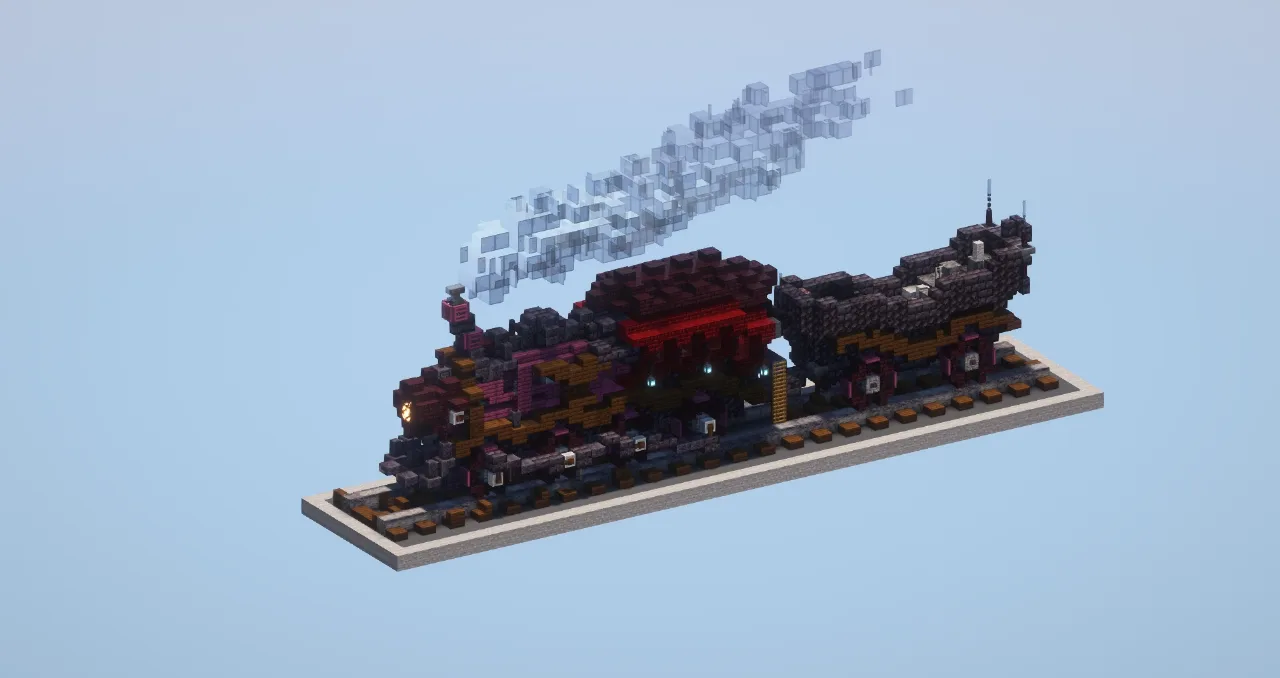 Steam Train — Minecraft Build by LeonisBuilds