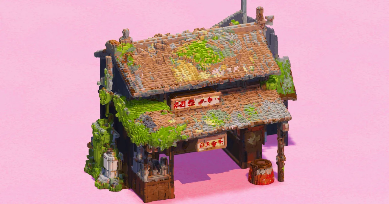 Asian Street Food Stall — Minecraft Build by EasternRealms