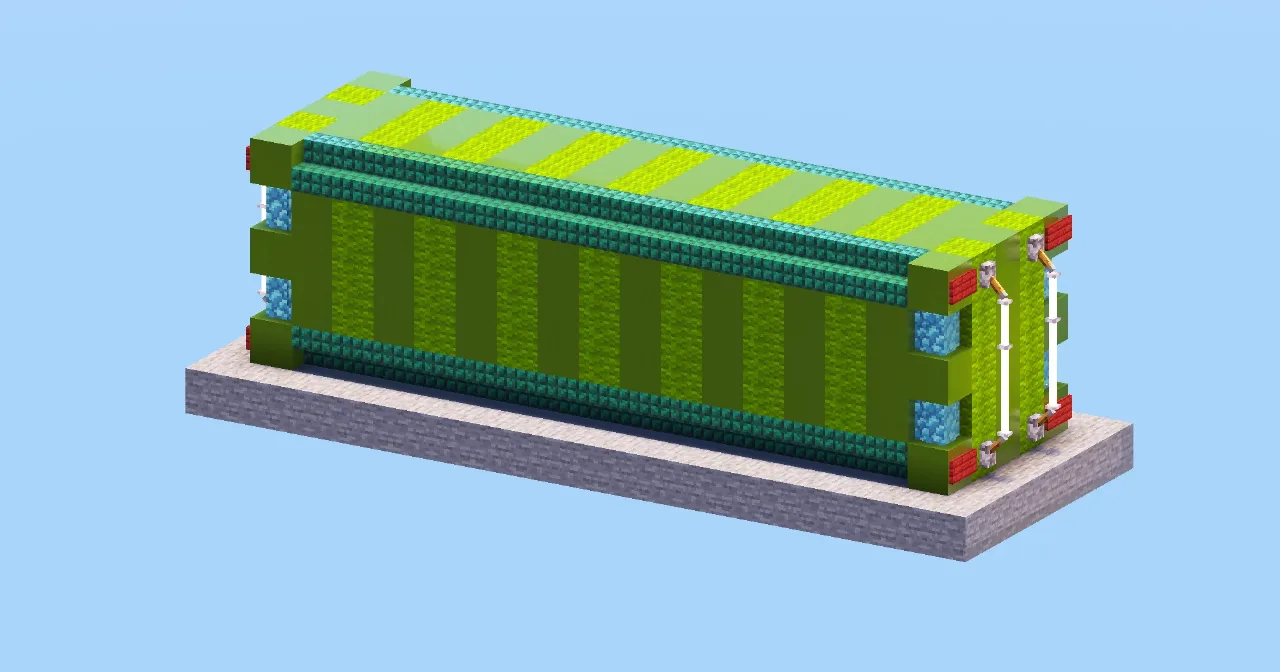 Green Container — Minecraft Build by LeonisBuilds