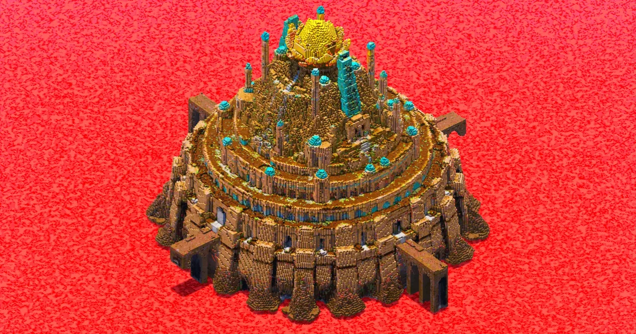 Huge Sultan Mosque — Minecraft Build by ImpossibleBuilds