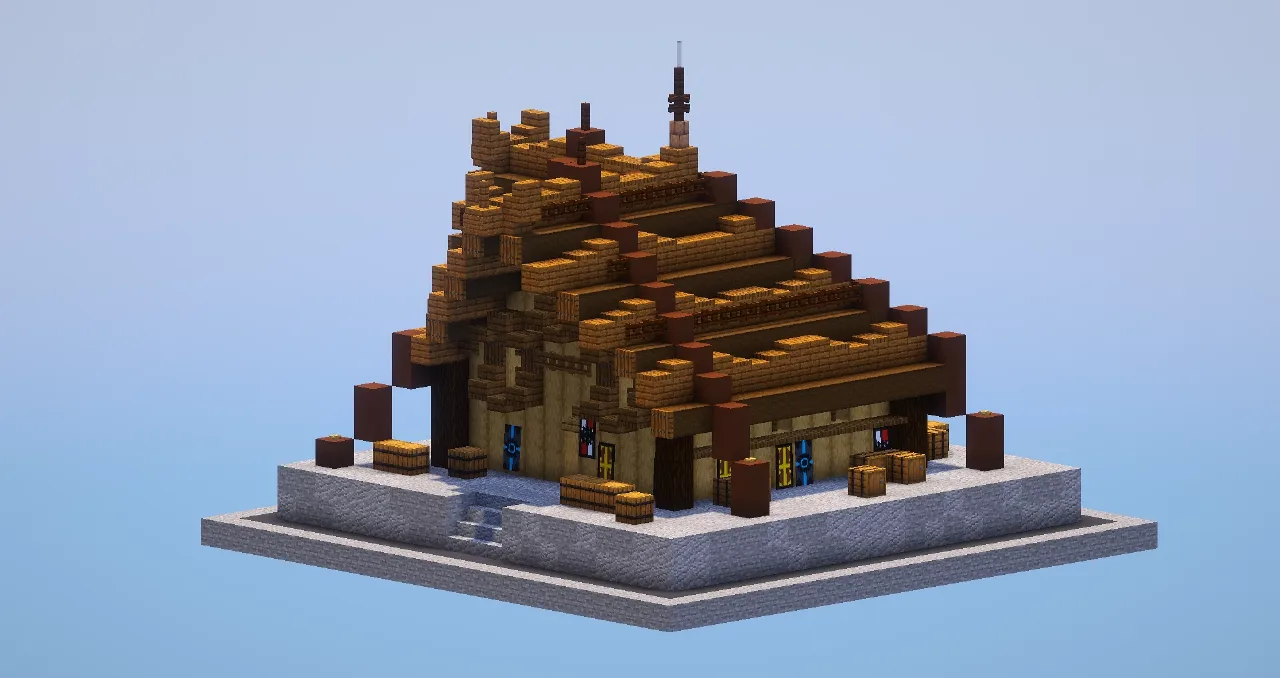 Viking Easy House — Minecraft Build by LeonisBuilds