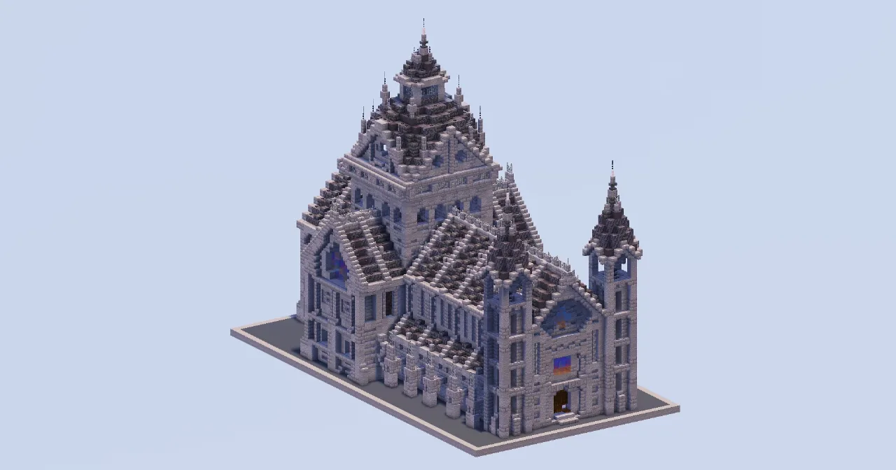 Mini Gothic Cathedral — Minecraft Build by LeonisBuilds