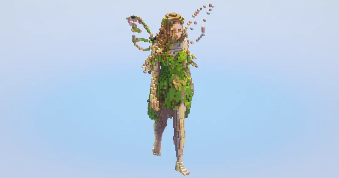 Forest Fairy‎ — Minecraft Build by LeonisBuilds