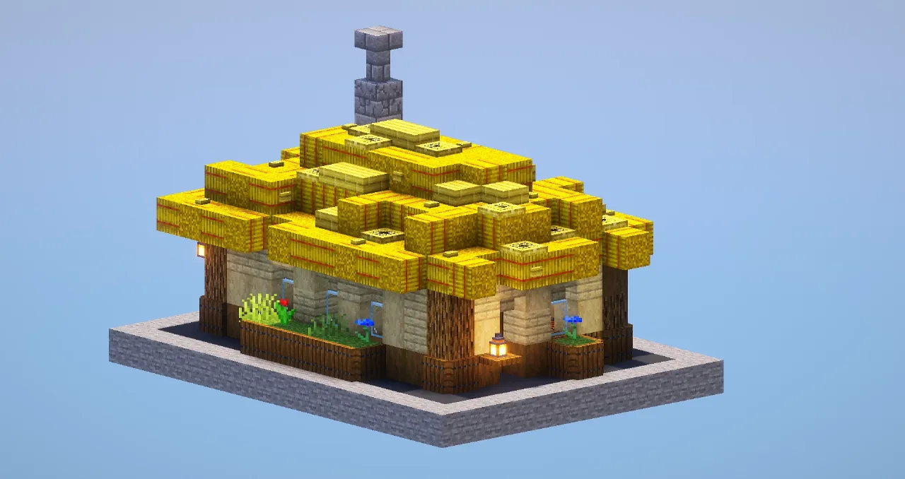 Survival House — Minecraft Build by LeonisBuilds