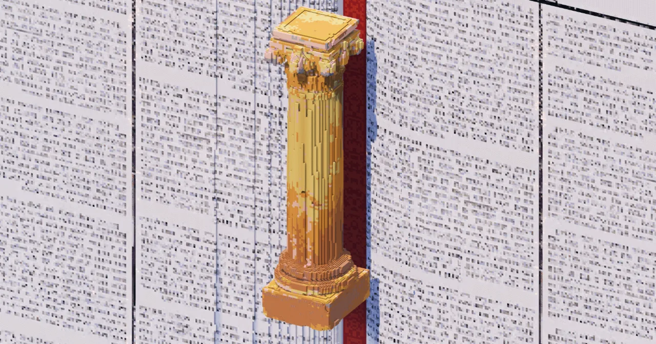 Corinthian Column — Minecraft Build by TheBibleOfBuilding