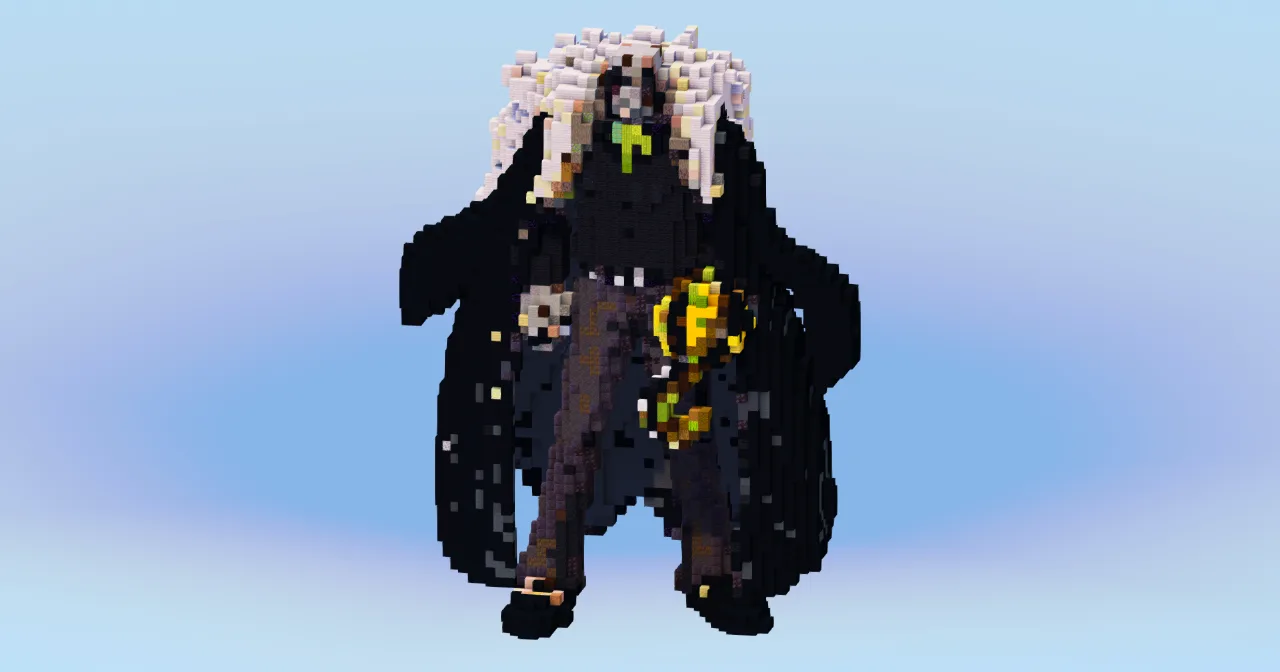 Sir Crocodile from One Piece — Minecraft Build by LeonisBuilds