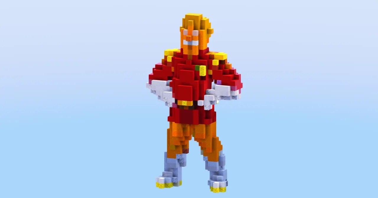 Zap Brannigan From Futurama small — Minecraft Build by LeonisBuilds