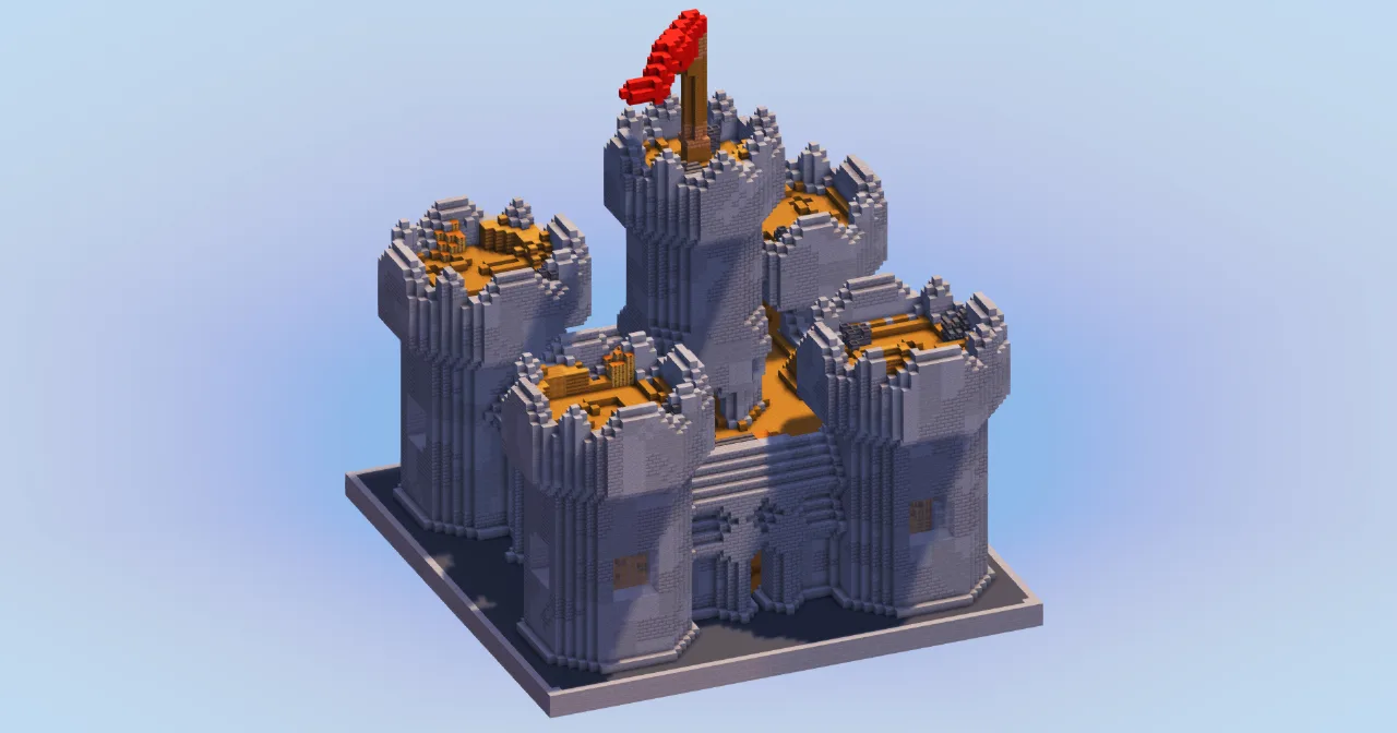 Medieval Castle — Minecraft Build by LeonisBuilds